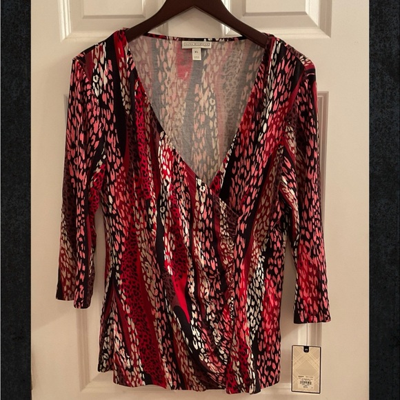 Dana Buchman Tops - Dana Buchman Faux Wrap Top - NWT - Size XL